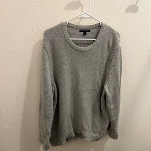 Banana Republic Women's Gray Crew Neck Sweater